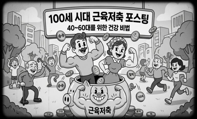 100세 근육저축 완벽 가이드 | 노후 건강을 지키는 근육 관리법