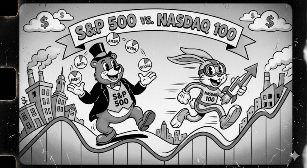 S&P500과 나스닥100의 차이