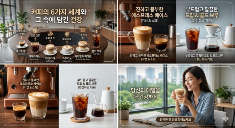 커피 6가지의 종류와 효능 완벽정리