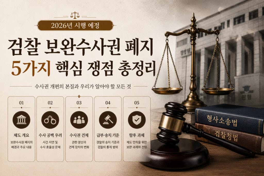 지난 6월 25일, 정부는 검찰의 보완수사권 폐지를 공식 입장으로 최종 정리했다고 발표했습니다. 그동안 대통령과 총리, 여당 지도부 사이에서도 미묘하게 의견이 엇갈렸던 만큼, 이번 발표는 검찰 조직은 물론 형사 사건을 경험하게 될 일반 국민의 일상에도 작지 않은 영향을 미칠 전망입니다. 지금부터 무엇이 어떻게 바뀌는지, 왜 이렇게까지 의견이 첨예하게 갈리는지 차근차근 짚어보겠습니다.