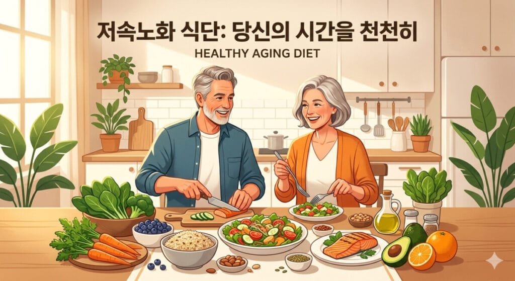 저속노화 식단을 위한 맞춤 실천가이드 제공