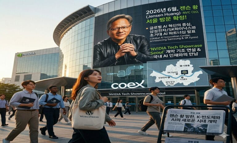 젠슨 황 방한 2026: 엔비디아 CEO가 한국을 3번 찾는 7가지 이유